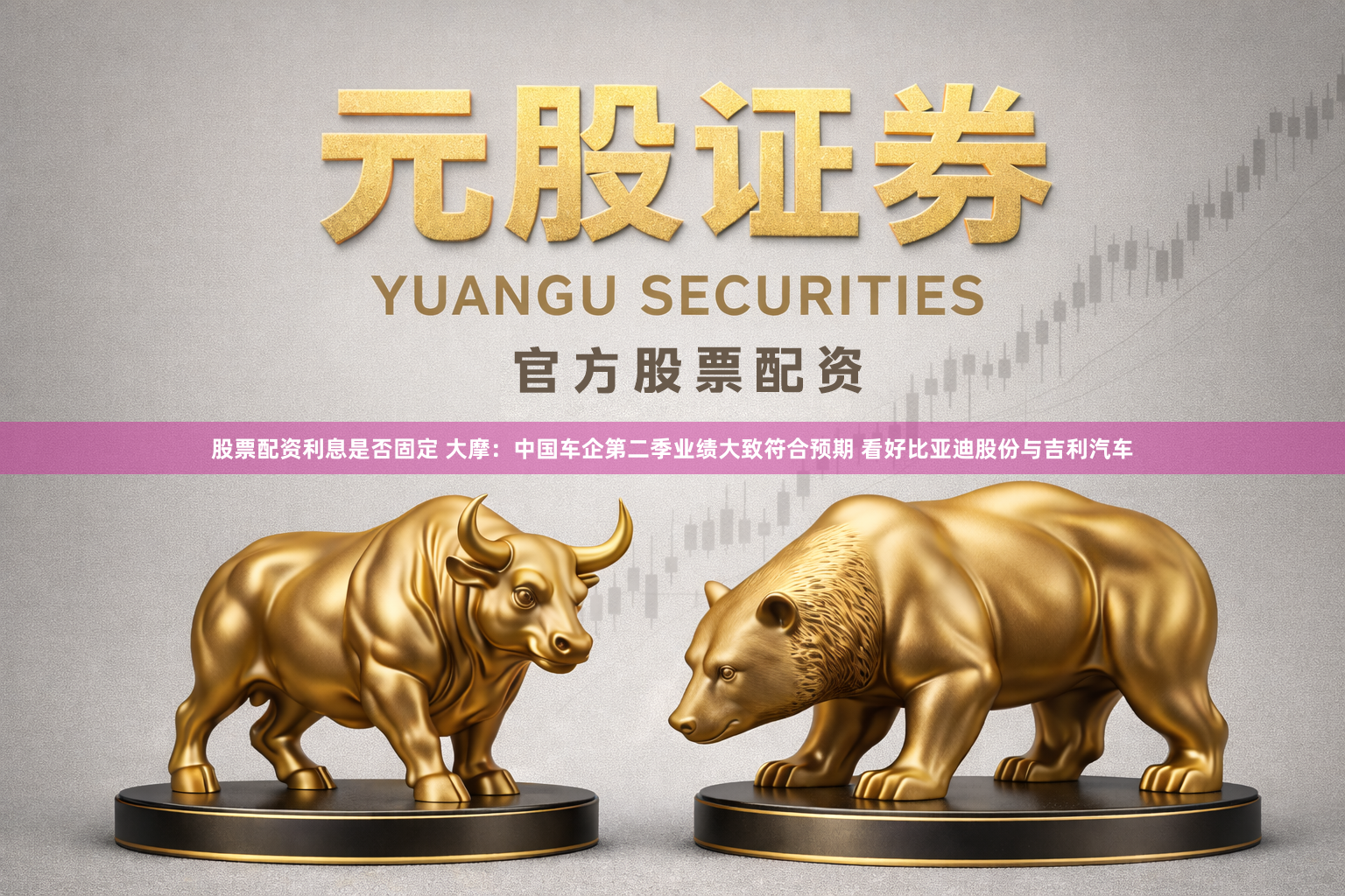 股票配资利息是否固定 大摩：中国车企第二季业绩大致符合预期 看好比亚迪股份与吉利汽车